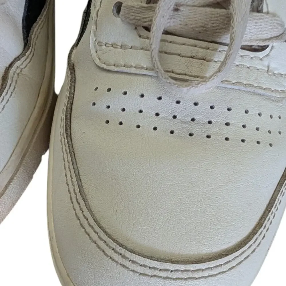 Reebok Club C Double Revenge Chalk Core Black Sneakers Size 8 Womens White Cream